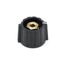 Elma Classic Collet Wing Knob 21mm black, matt, 4mm shaft