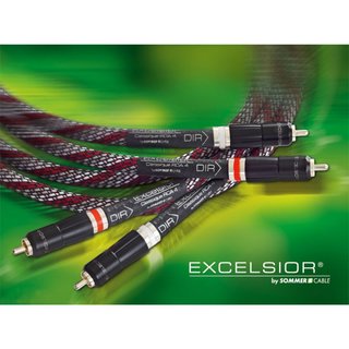 EXCELSIOR High-End Silberdraht Stereo-Phonokabel Paar Cinch / Cinch made by Sommercable