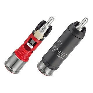 WBT RCA cinch cable connector WBT-0114 Ag Red