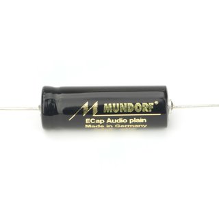 Mundorf ECap AC PLAIN  Audio Elektrolyt Kondensatoren  Elko (bipolar & glatt) 1,0 uF 5%, 70VDC