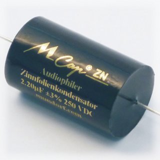 Mundorf MCap ZN Classic  Zinnfolienkondensatoren 2,2 uF 3%, 250VDC