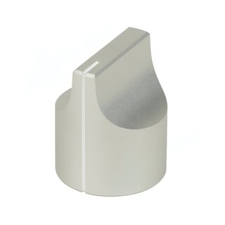 Solid Aluminum Knob SUBLIME Silver 25mm