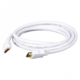 HDMI HighSpeed-Kabel mit Ethernet & ARC, 4K, geflochten, wei