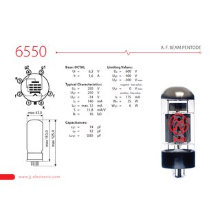 JJ 6550 Tube