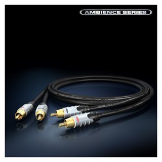 HICON Cinch-Cabke RCA Phonocable Pair, Ambience Series