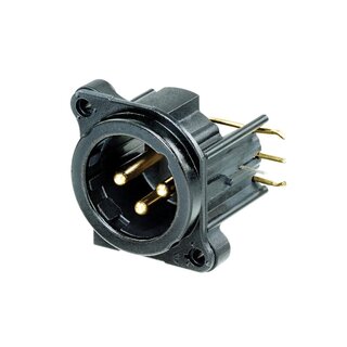 Neutrik NC3MBHR-B XLR Chassis Connector