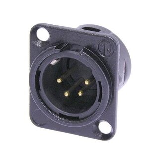 Neutrik NC4MD-L-B-1 XLR Chassis Connector