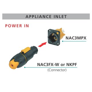 Neutrik NKPF-SR-B-1.5 powerCON TRUE1 Kabel