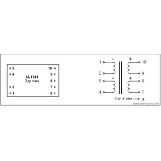 Lundahl LL1941AG Silver Moving Coil Input Tranformer