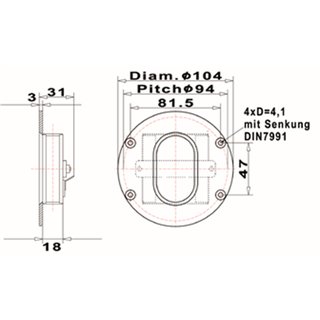 Mundorf AMT19C Hochtner 8 Ohm AMT19CM1.1-C